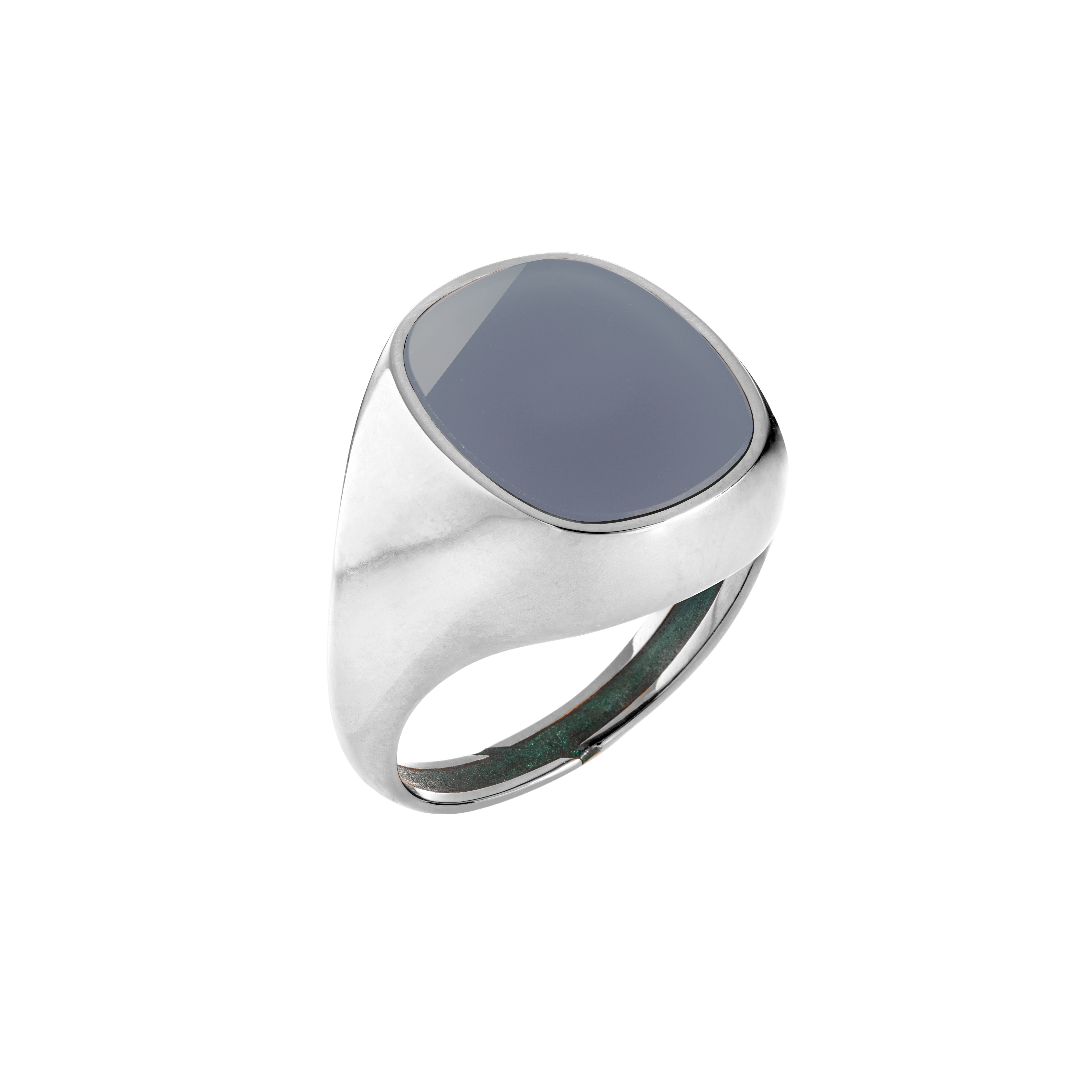 ring MONEE 03 - agate grey-blue