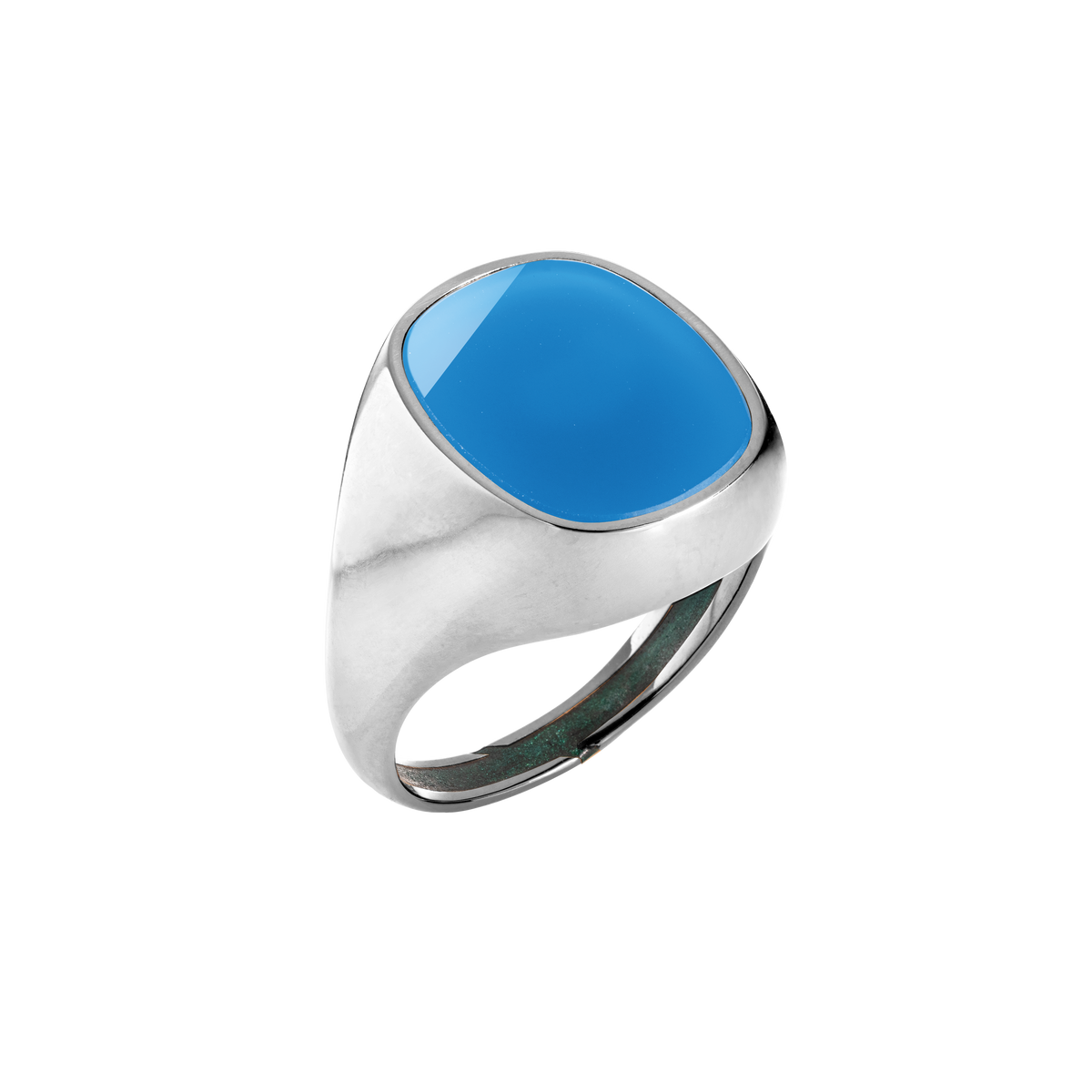 ring MONEE 03 - agate blue