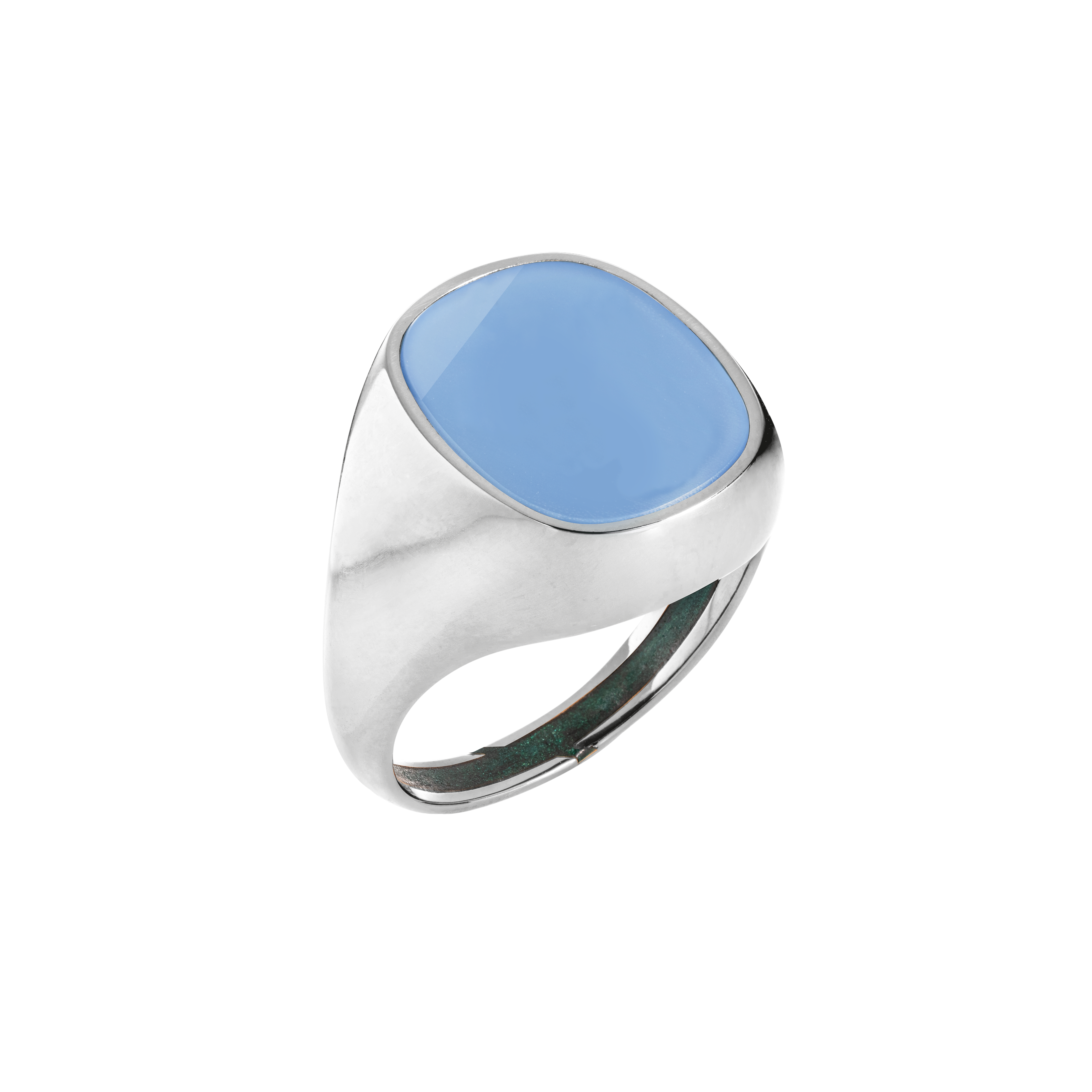 ring MONEE 03 - chalcedony light-blue