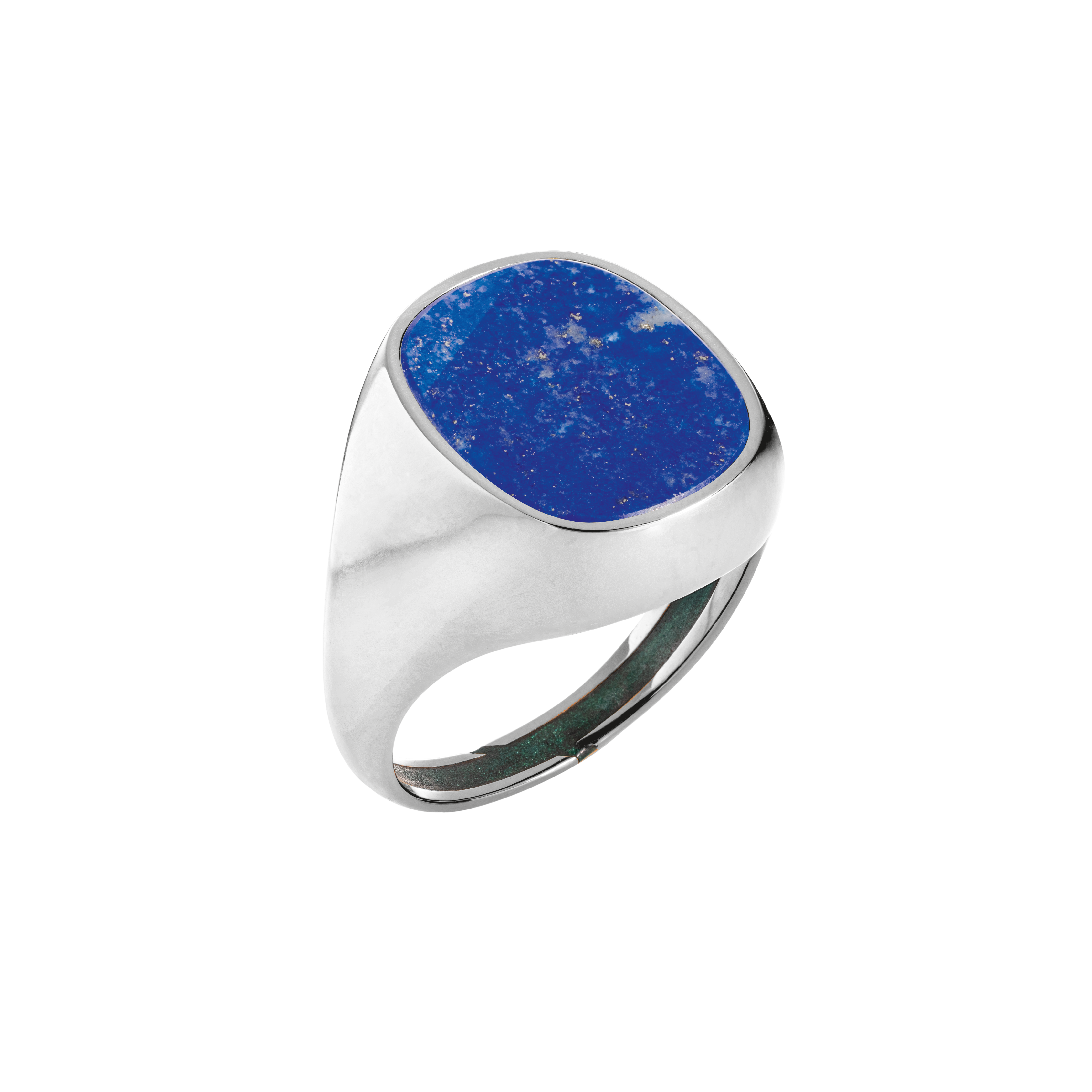 ring MONEE 03 - lapis lazuli deep-blue