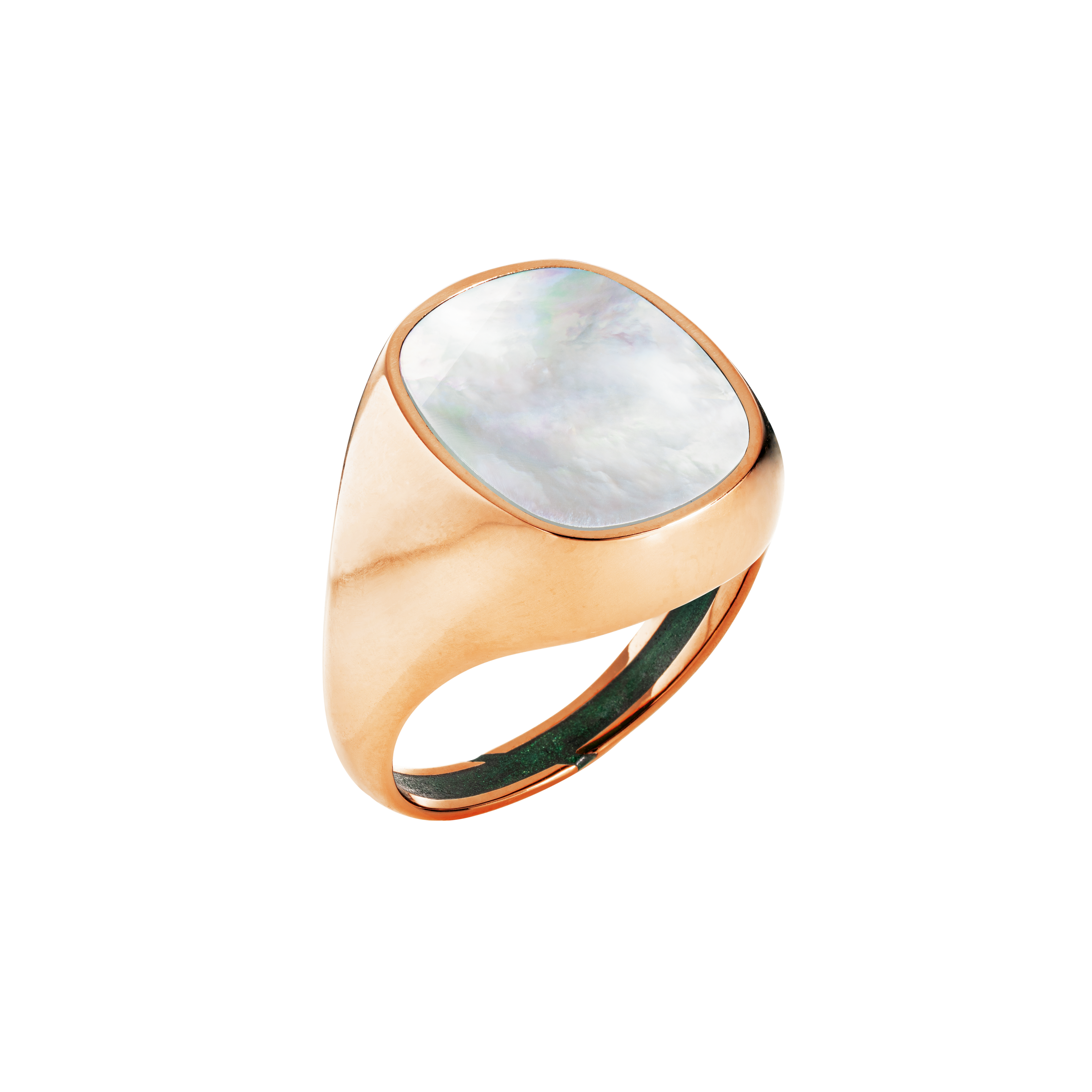 ring MONEE 03 - mother-of-pearl white