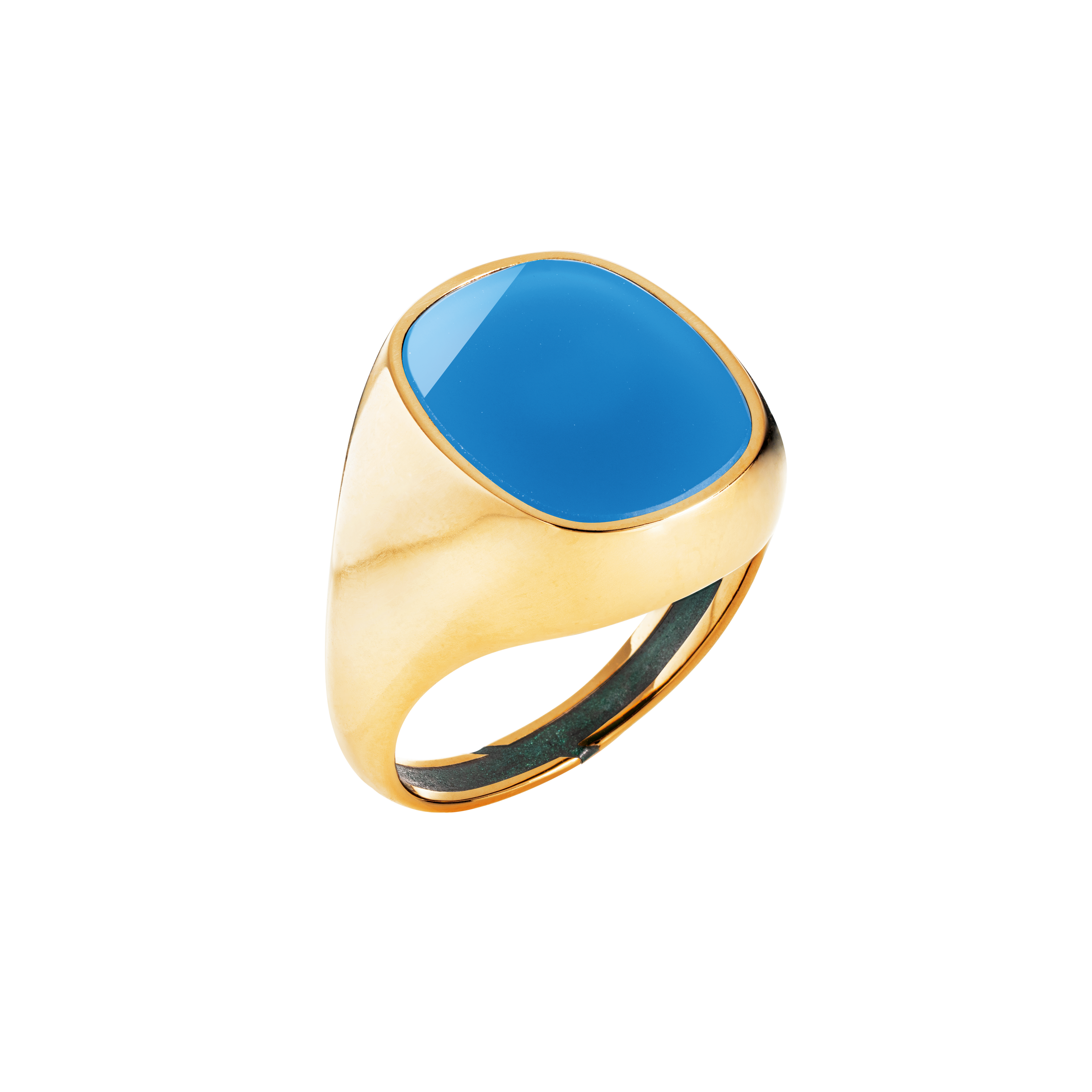 ring MONEE 03 - agate blue