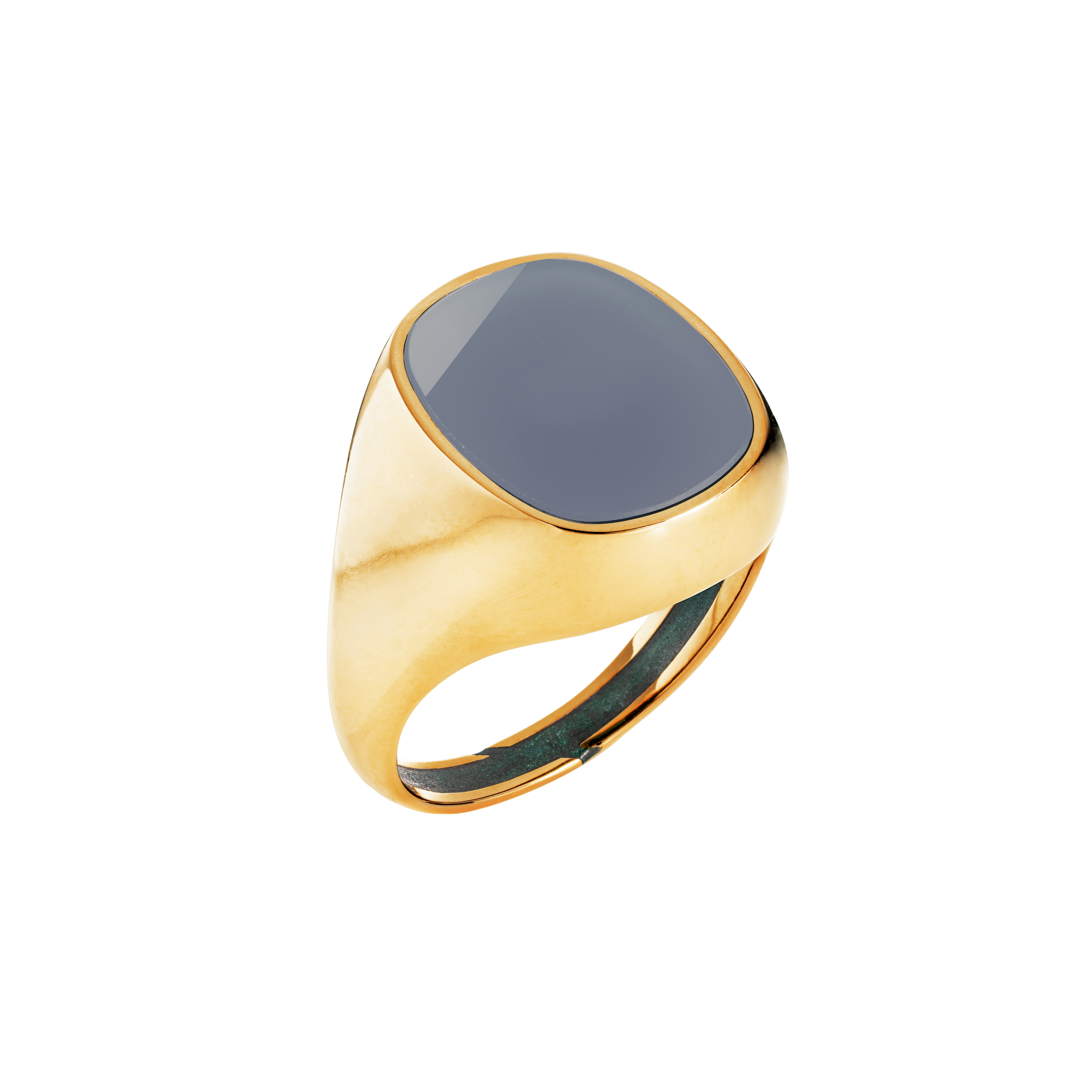 ring MONEE 03 - agate grey-blue